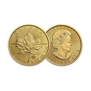 1oz Gold Canadian Maple Leaf Coin
